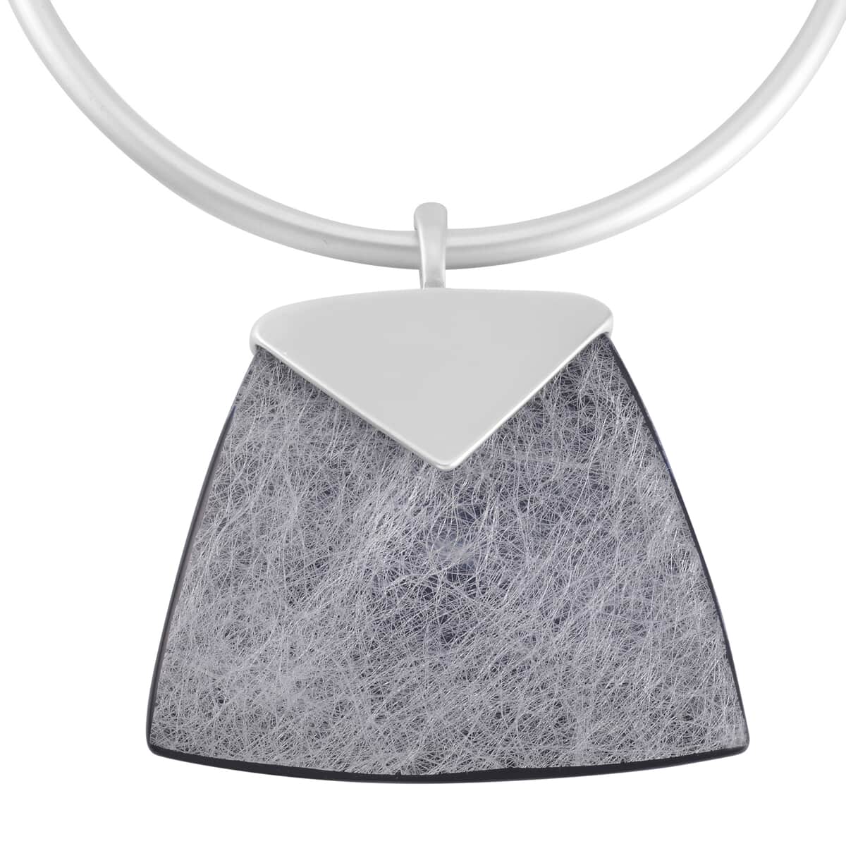 Chroma Choker Necklace 16-20 Inches in Silvertone image number 2