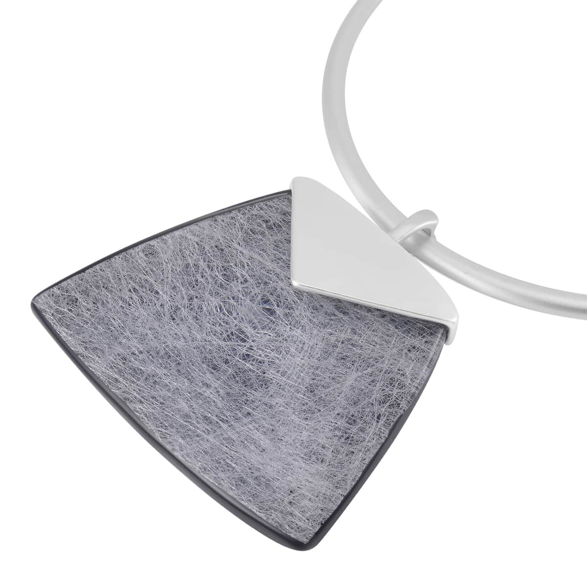 Chroma Choker Necklace 16-20 Inches in Silvertone image number 3