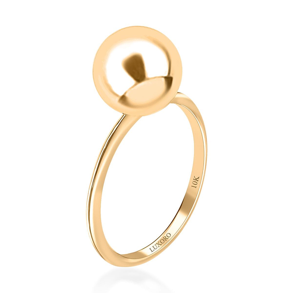 Luxoro 10K Yellow Gold Ring 1.85 Grams (Del. in 15-20 Days) image number 3