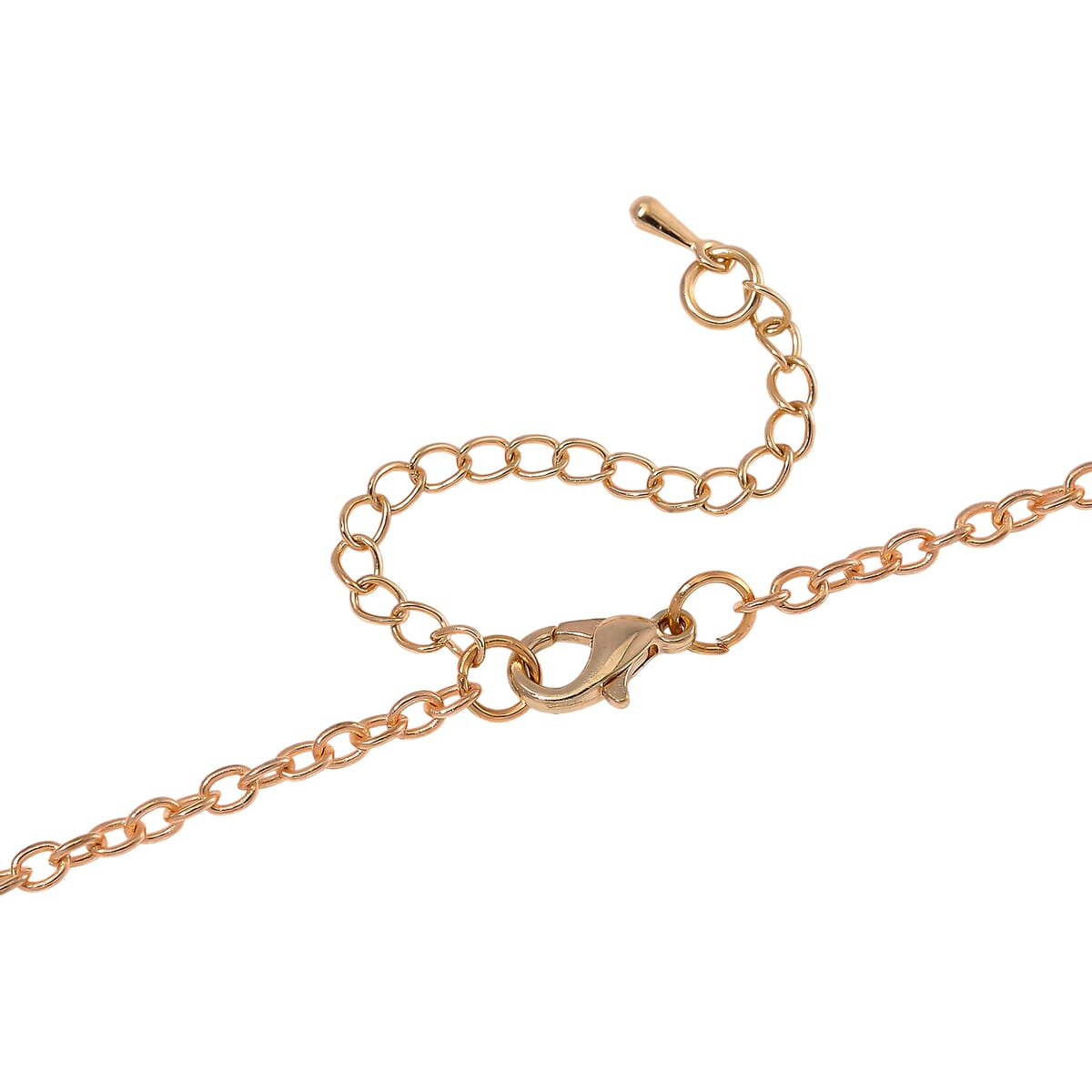 Resin Station Necklace in Goldtone 28-30 Inches image number 3