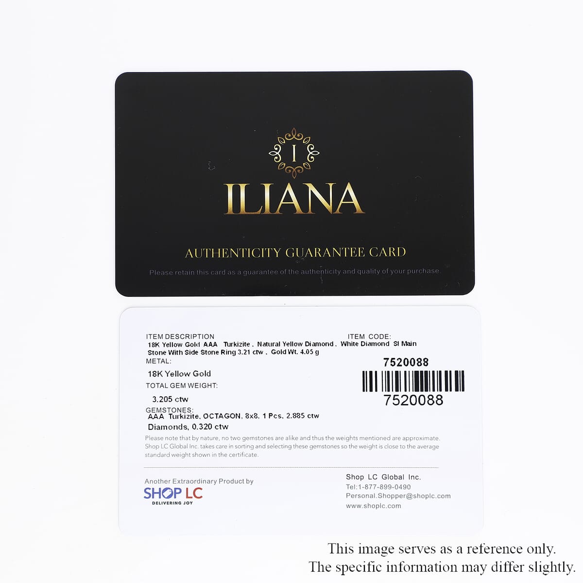 Iliana 18K Yellow Gold AAA Turkizite, SI Natural Yellow and White Diamond Double Halo Ring (Size 7.0) 4 Grams 3.60 ctw (Del. in 7-10 Days) image number 8