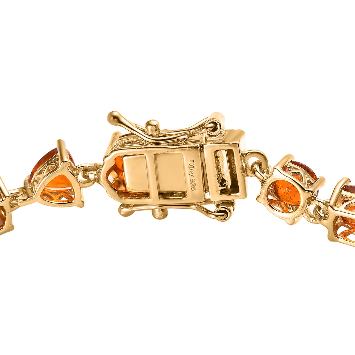 Premium Tangerine Kyanite Bracelet in Vermeil Yellow Gold Over Sterling Silver (6.50 In) 14.40 ctw image number 3