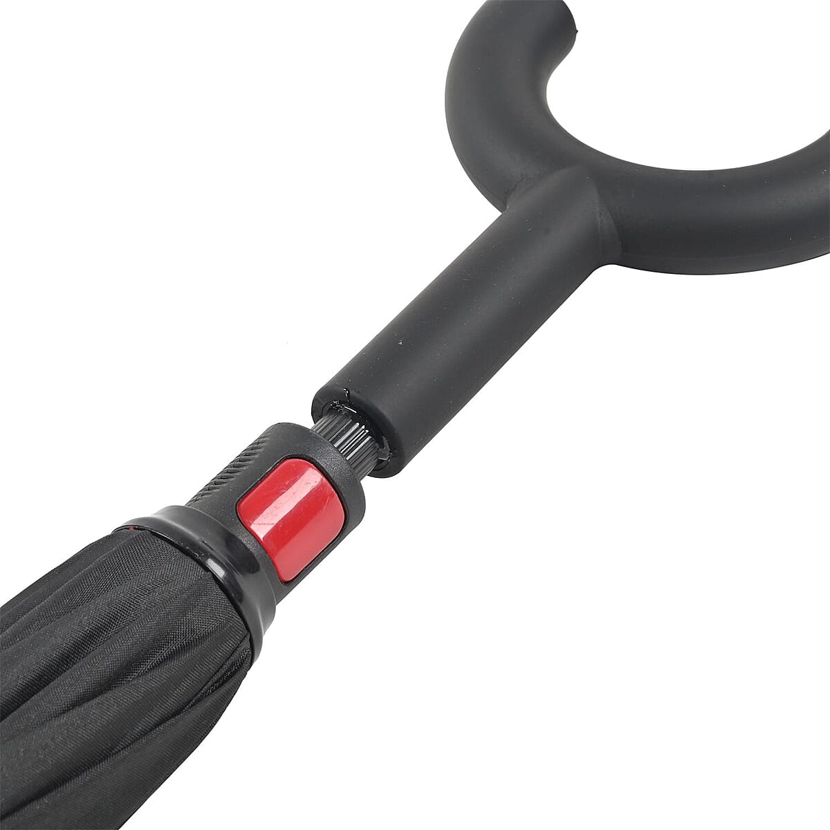 Reversible Umbrella with C Shaped Handle -Black image number 4