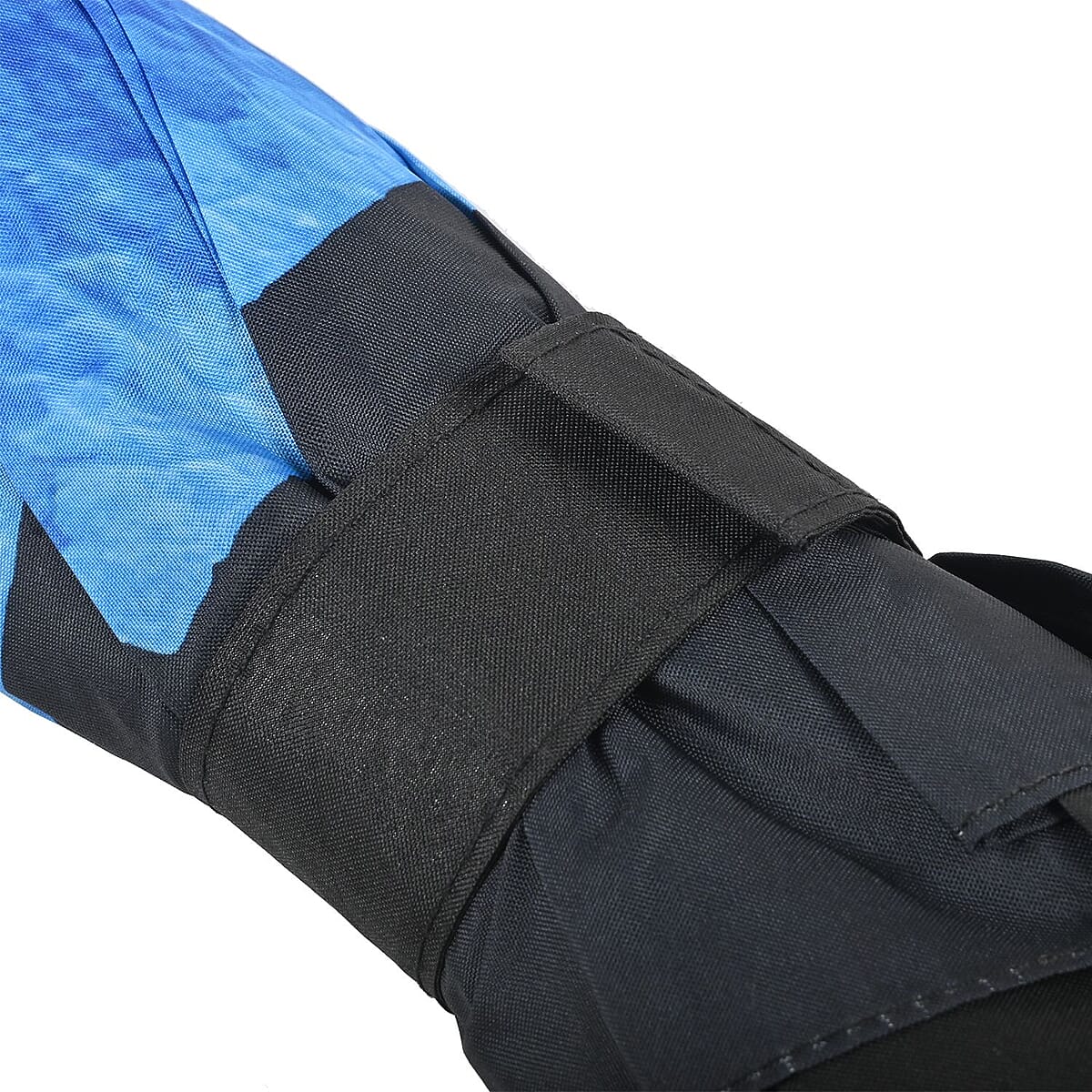 Reversible Umbrella with C Shaped Handle -Blue image number 4