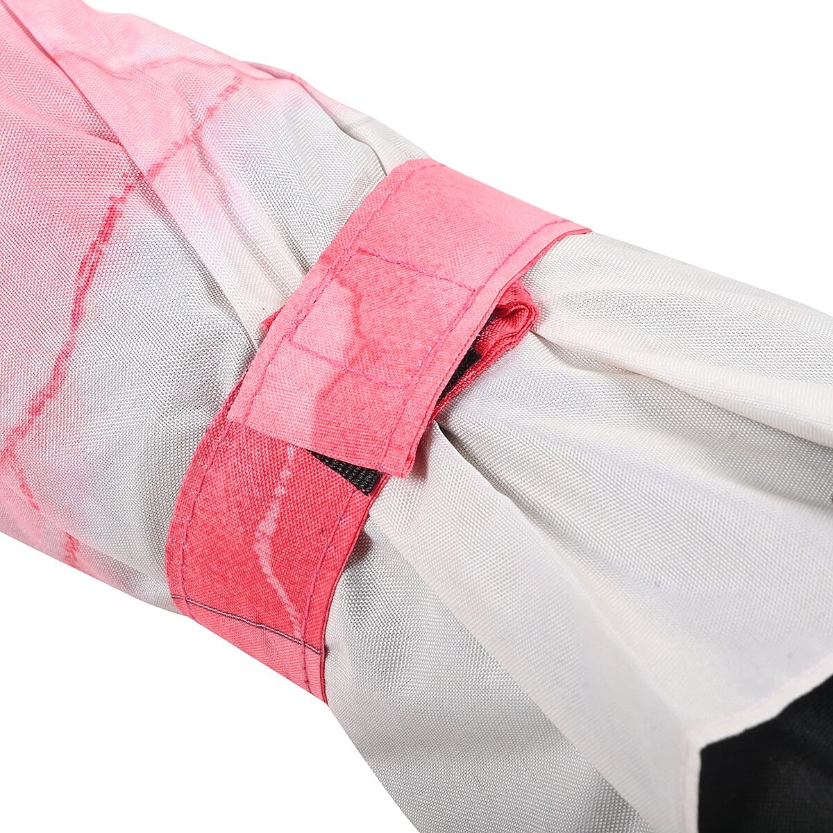 Reversible Umbrella with C Shaped Handle -Red/White image number 5