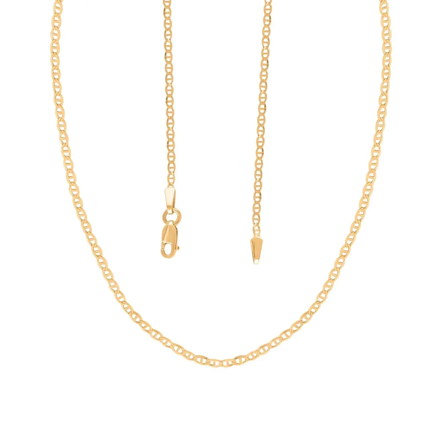 14k yellow gold 24 on sale inch mariner chain