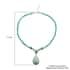 Green Aventurine and Austrian Crystal Beaded Necklace 18-20 Inches in Silvertone 146.00 ctw image number 5