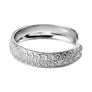 Karis Cuff Bracelet in Platinum Bond (7.25 In)