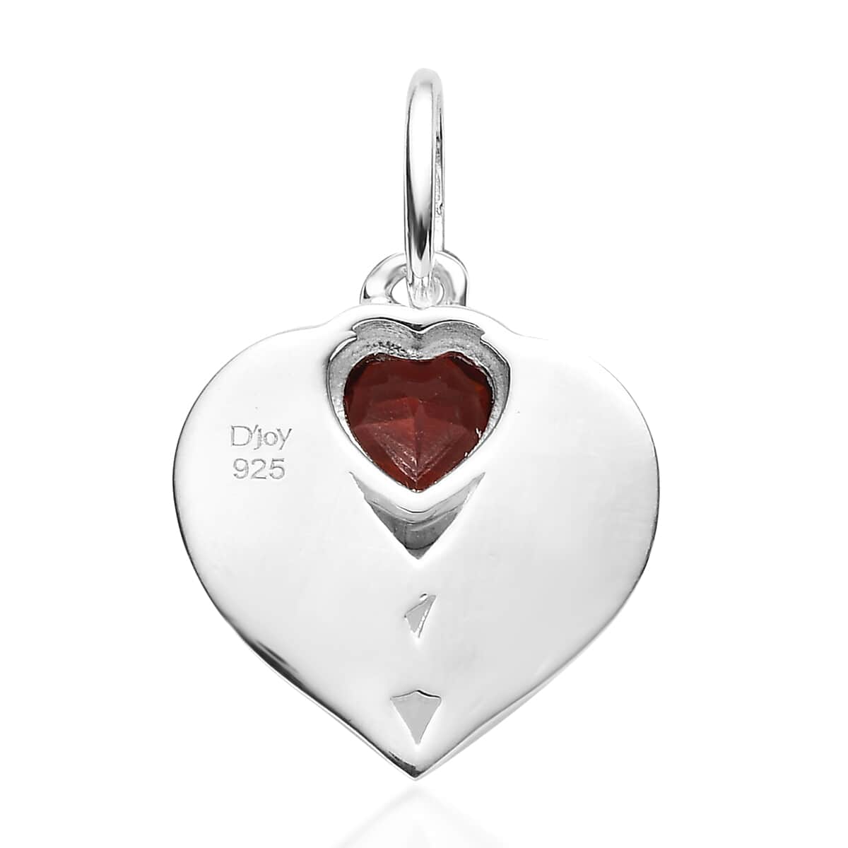 Mozambique Garnet Pendant in Sterling Silver 0.60 ctw image number 4