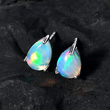 Ethiopian Opal / 925 Silver / Platinum Overlay - Product card gallery slide 2 (10177087570233)