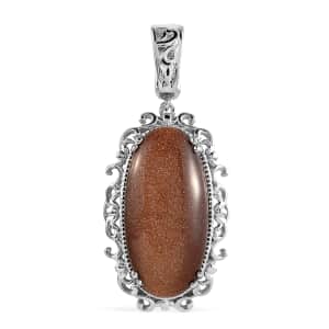 Karis Gold Sandstone 22.85 Pendant in Platinum Bond