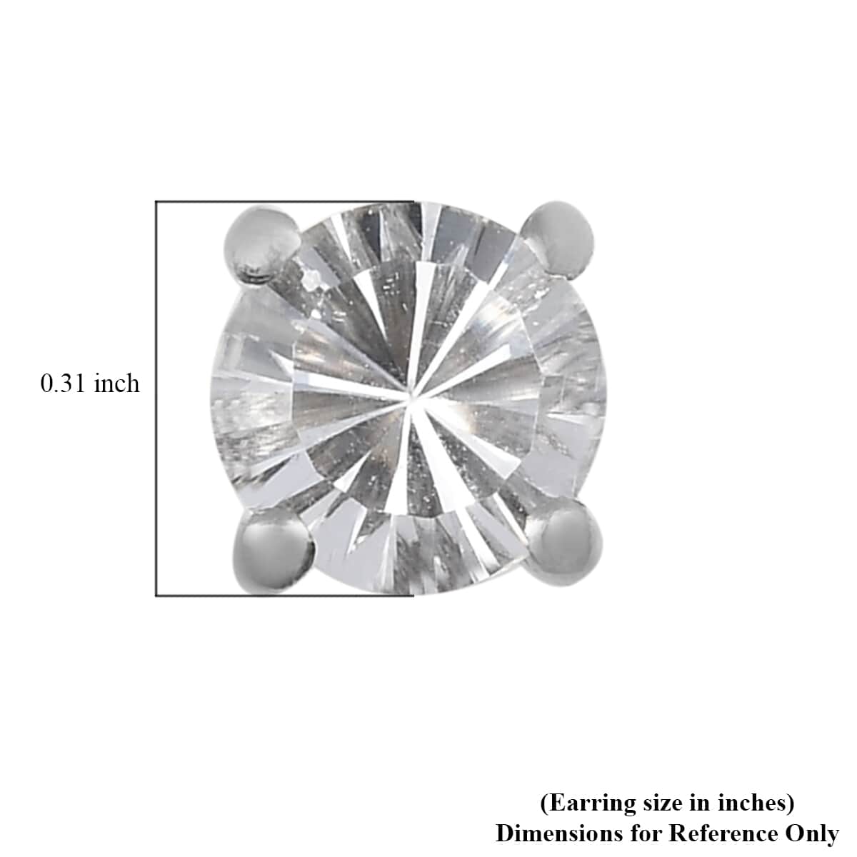 Petalite Stud Earrings in Platinum Over Sterling Silver 1.40 ctw image number 4