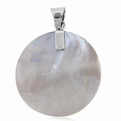 Mother Of Pearl Pendant in Sterling Silver