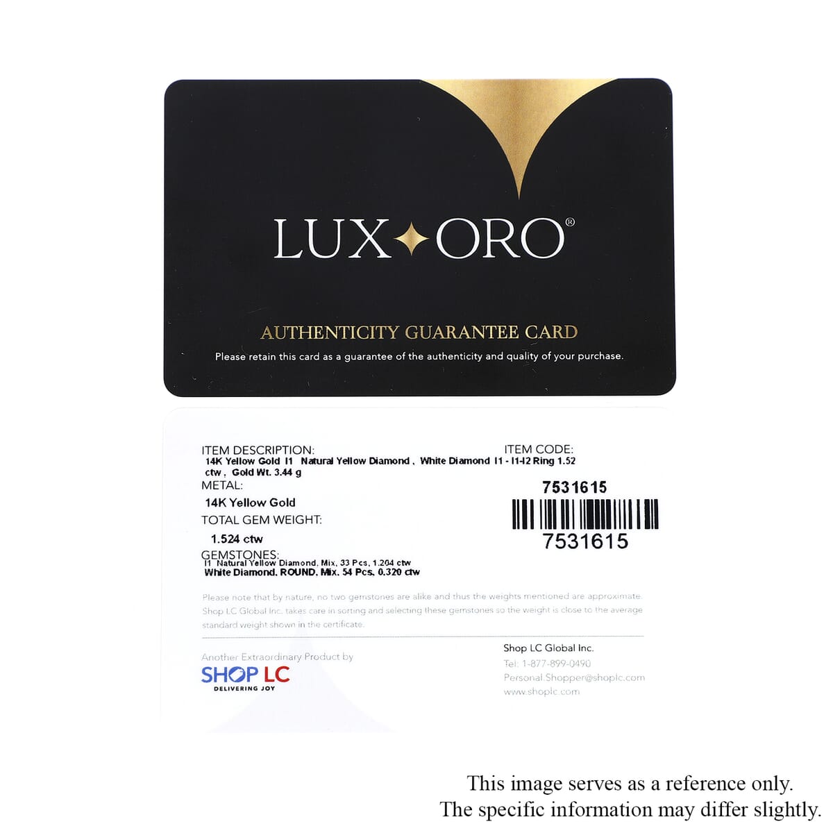 SGL Certified Luxoro 14K Yellow Gold Natural Yellow and White Diamond I1-I2 Heart Ring (Size 5.0) 4.10 Grams 1.50 ctw image number 6