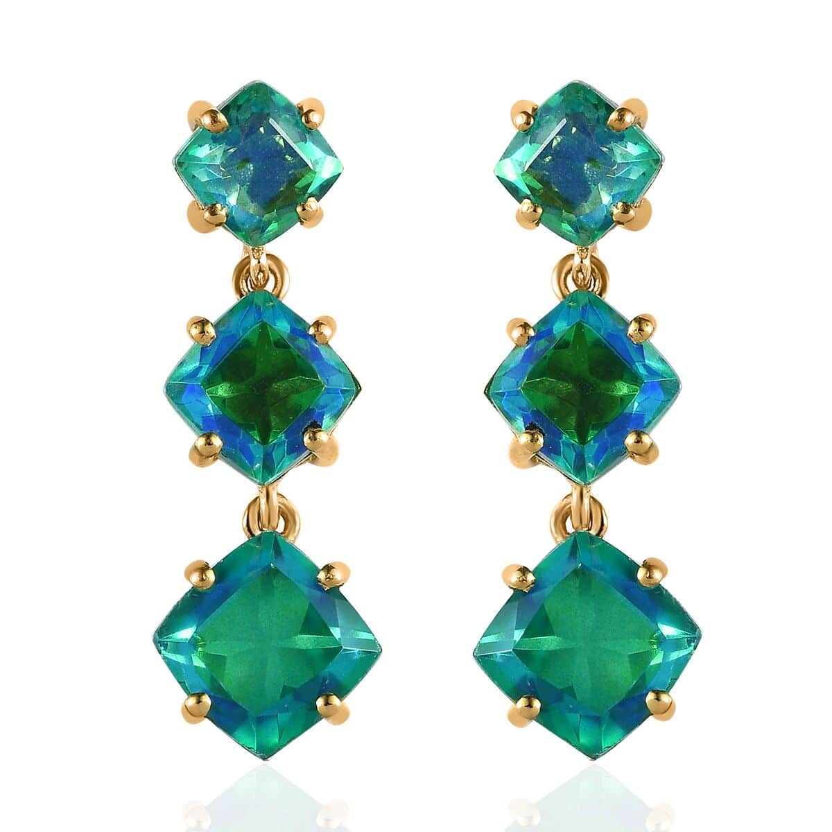 Peacock quartz outlet earrings