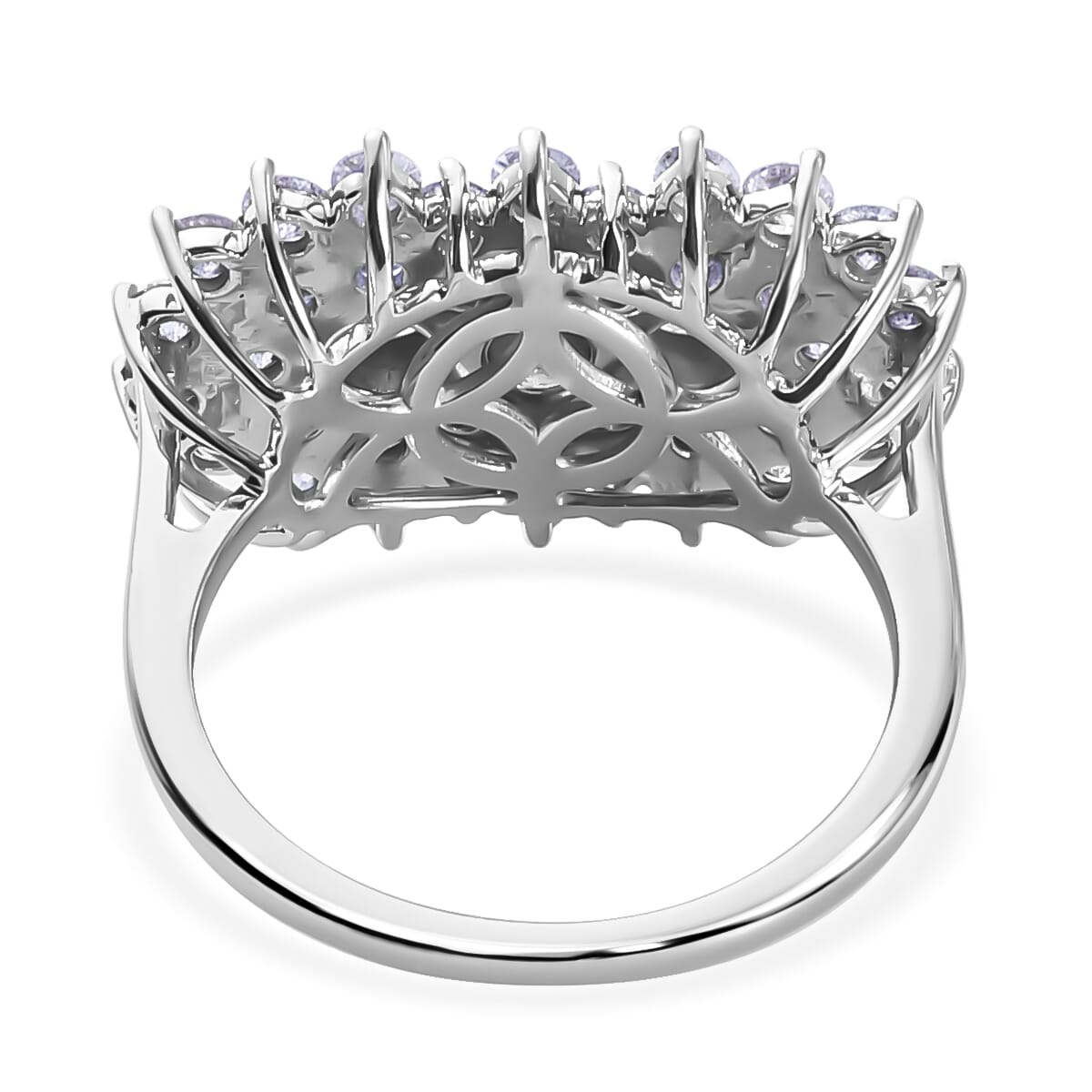 Luxoro G-H I3 Diamond 2.00 ctw Ring in 10K White Gold (Size 6.5) image number 4
