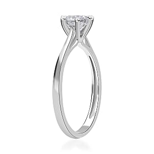 Luxoro G-H I3 Diamond 1.00 ctw Solitaire Ring in 10K White Gold (Size 10.5)
