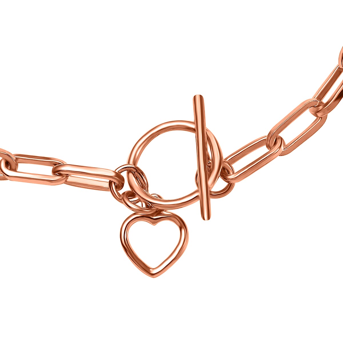 14K RG Over Sterling Silver Fancy Bracelet (7.50 In) 1.83 Grams image number 2