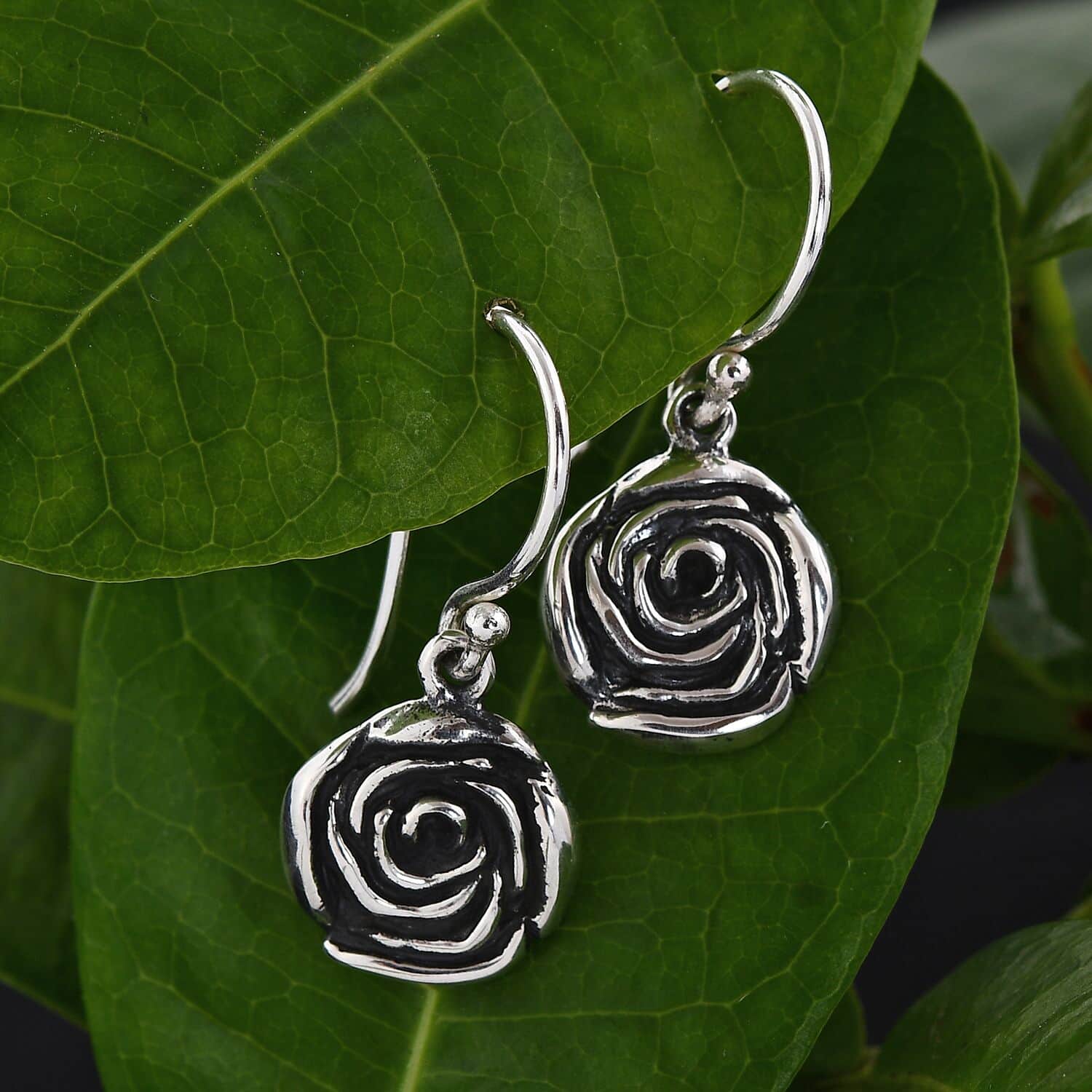 Buy Bali Legacy Sterling Silver Floral Earrings 3.50 Grams at ShopLC.