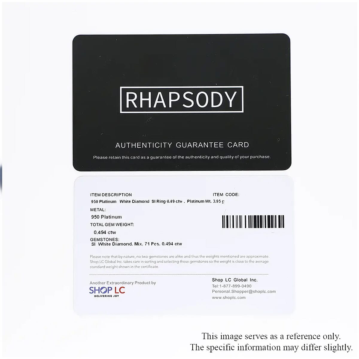 Rhapsody IGI Certified E-F VS Diamondr 0.50 ctw Band Ring, 950 Platinum Ring, Diamond Ring, Wedding Band, Gifts For He (Size 8.5) image number 7