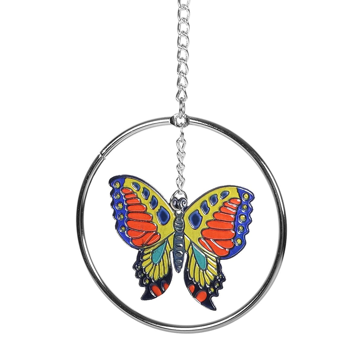 Hand Painted Resin 3-D Chime 30 - Butterfly image number 3