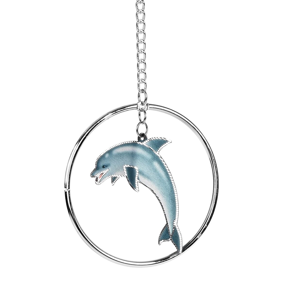 Hand Painted Metal 3-D Chime 30 - Dolphin image number 2
