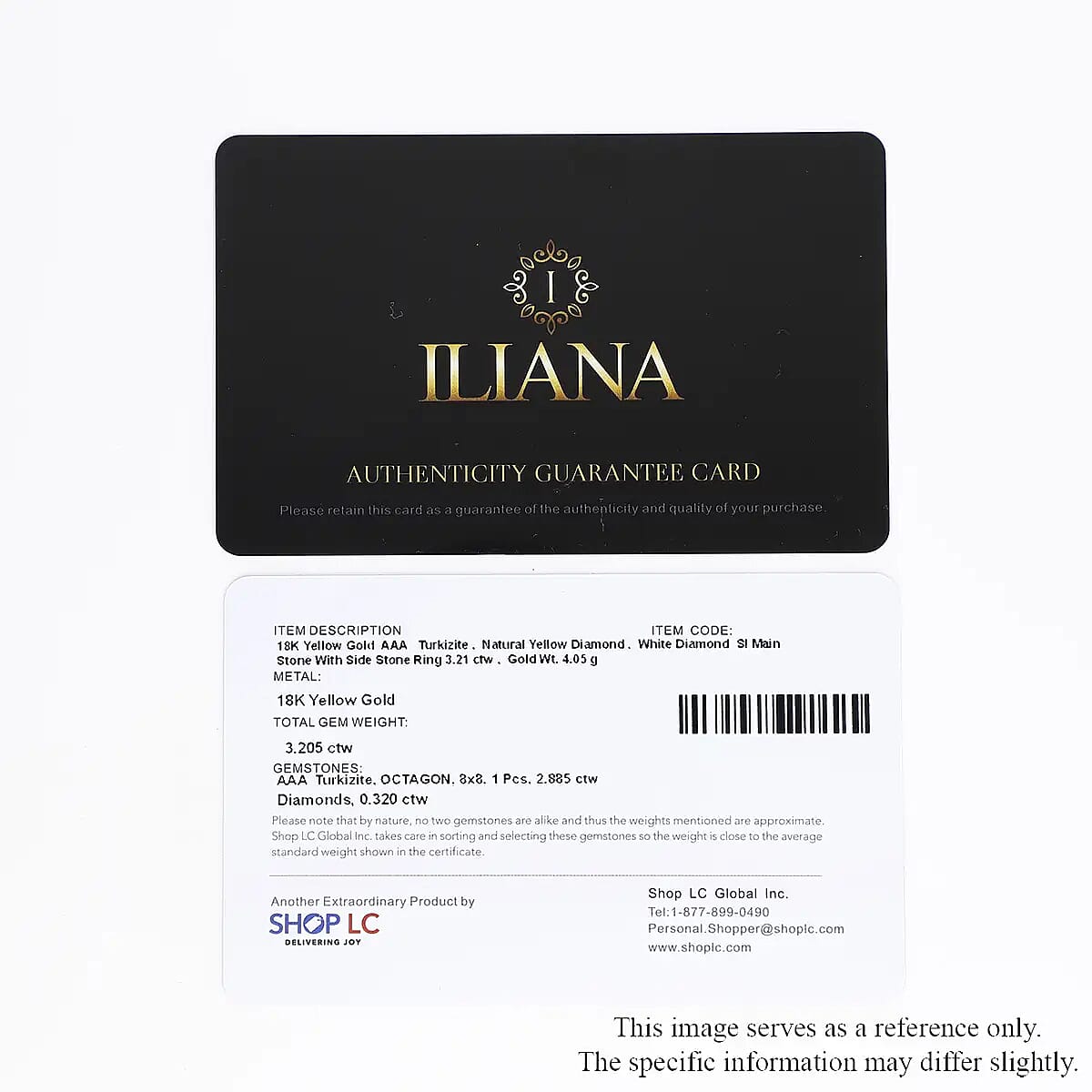 Iliana 18K Yellow Gold AAA Turkizite, SI Natural Yellow and White Diamond Double Halo Ring (Size 8.0) 4 Grams 3.60 ctw image number 7