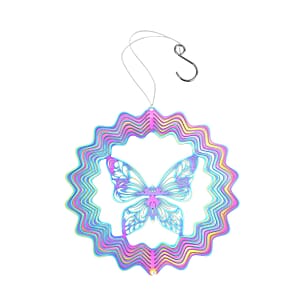Stainless Steel Magic Kinetic Sculpture Butterfly Wind Spinner