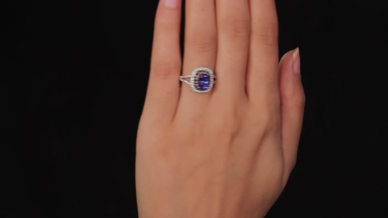 Tanzanite and Multi Gemstone Split Shank Ring in Vermeil Yellow Gold Over Sterling Silver (Size 10.0) 2.40 ctw