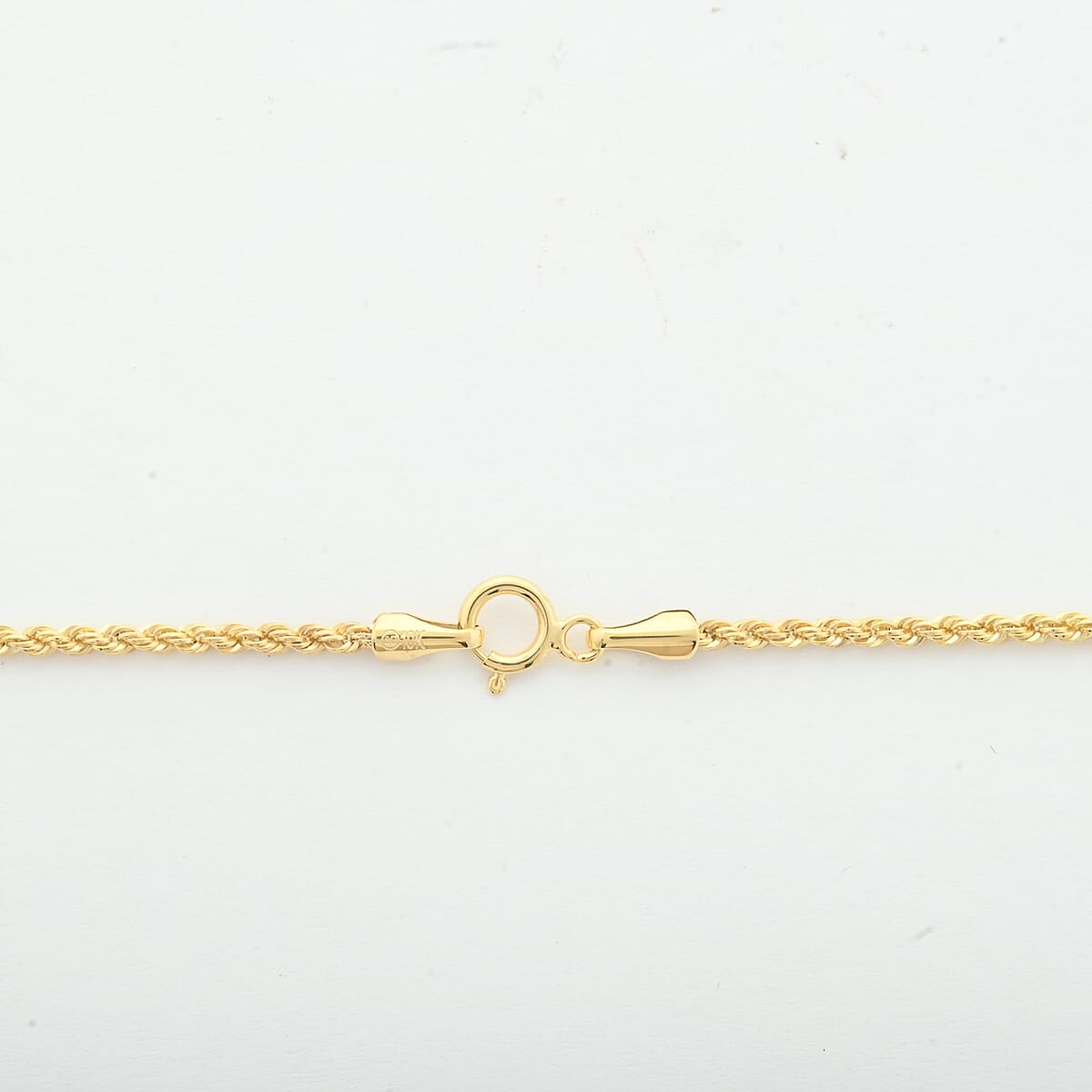 Buy 10K Yellow Gold 1.6mm Quint Rope Chain Necklace 22 Inches 1.60