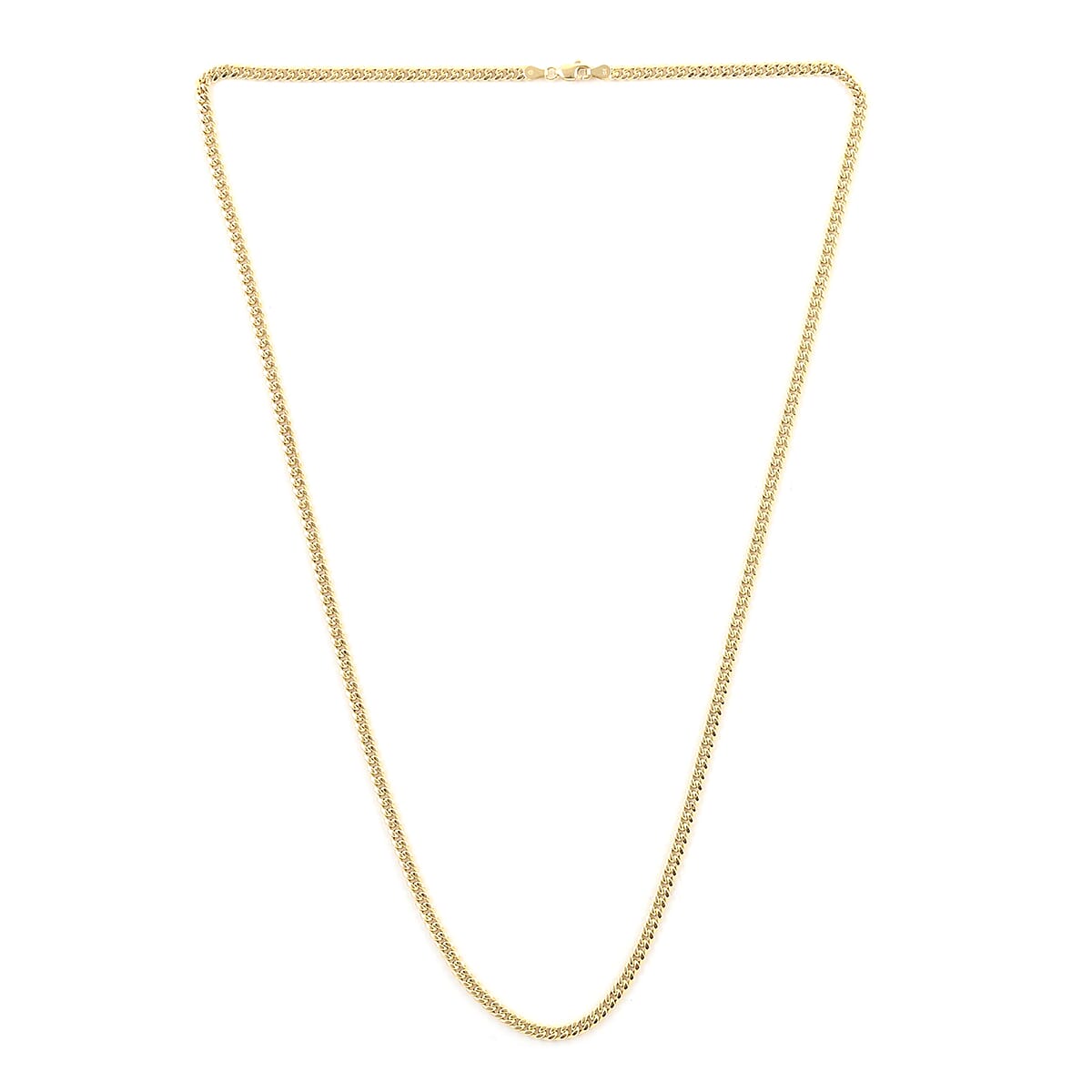 10K Yellow Gold 2.5mm Cuban Chain Necklace 18 Inches 2.20 Grams image number 2