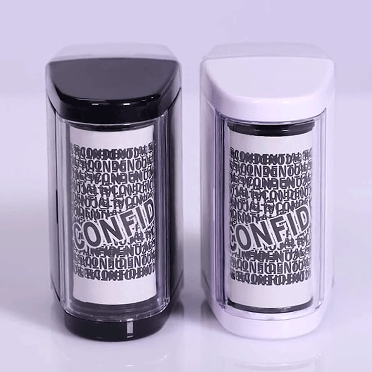 Closeout Total Vision Identity Theft Protection Roller Stamp -White image number 3