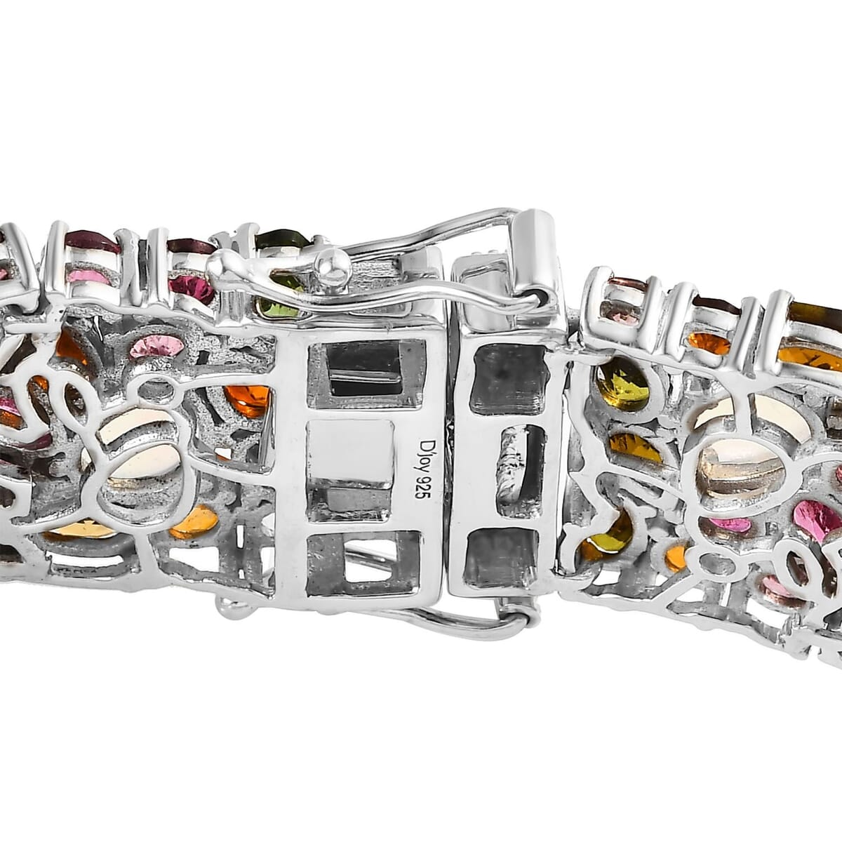 Premium Ethiopian Welo Opal and Multi-Tourmaline Bracelet in Platinum Over Sterling Silver (7.25 In) 37.65 ctw image number 2