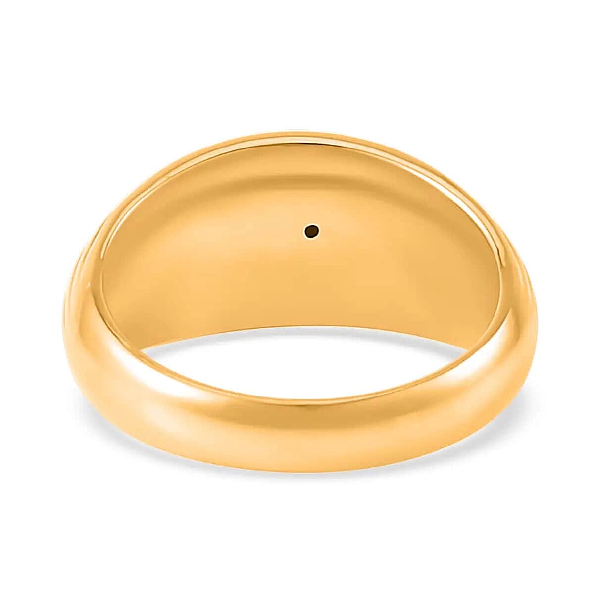Iliana 18K Yellow Gold Electroform Dome Shape Ring, Gold Gifts, Gold Band Ring, Gold Ring, Gold Jewelry, Promise Ring image number 5