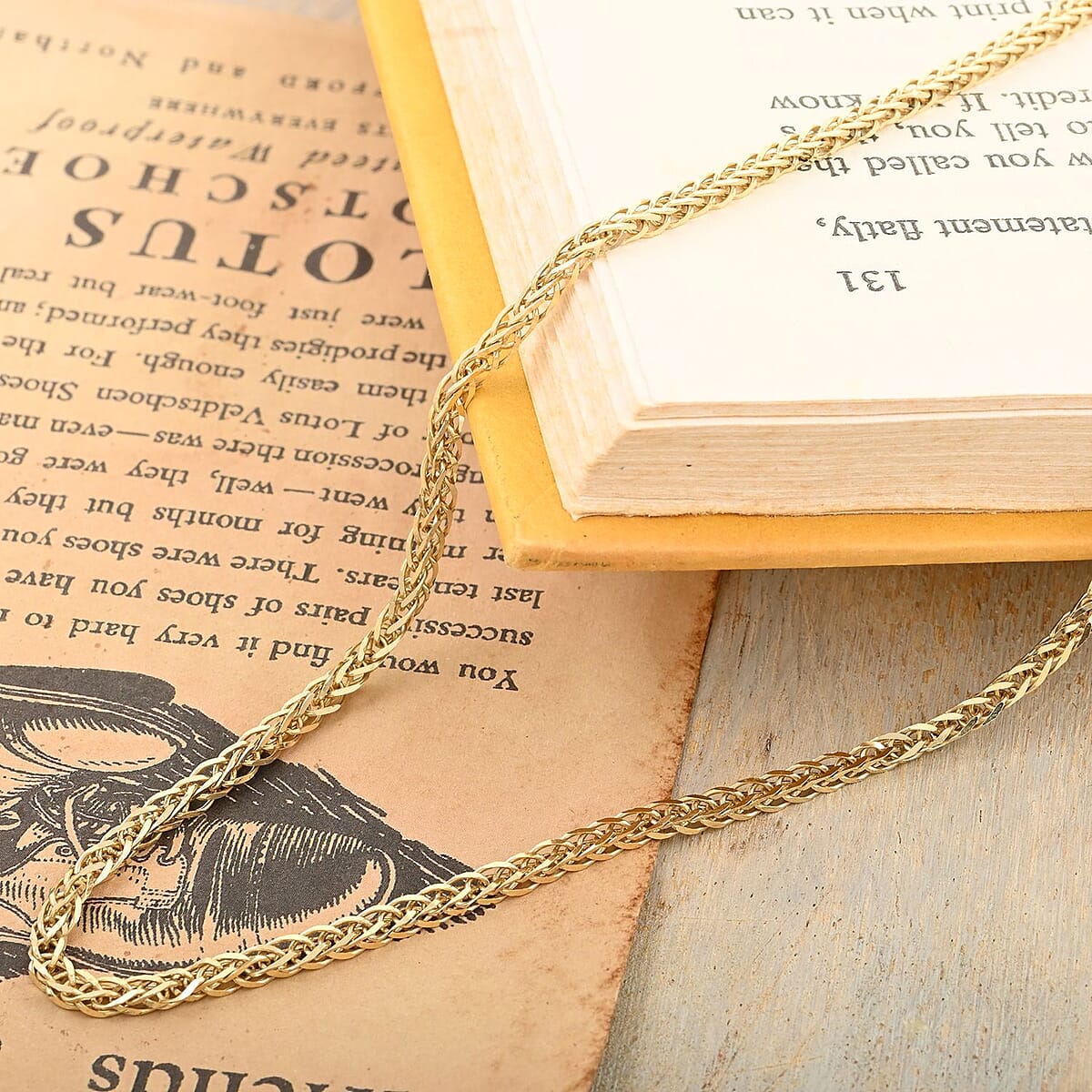 14K Yellow Gold 3mm Diamond-Cut Cable Chain Necklace 24 Inches 10 Grams image number 1