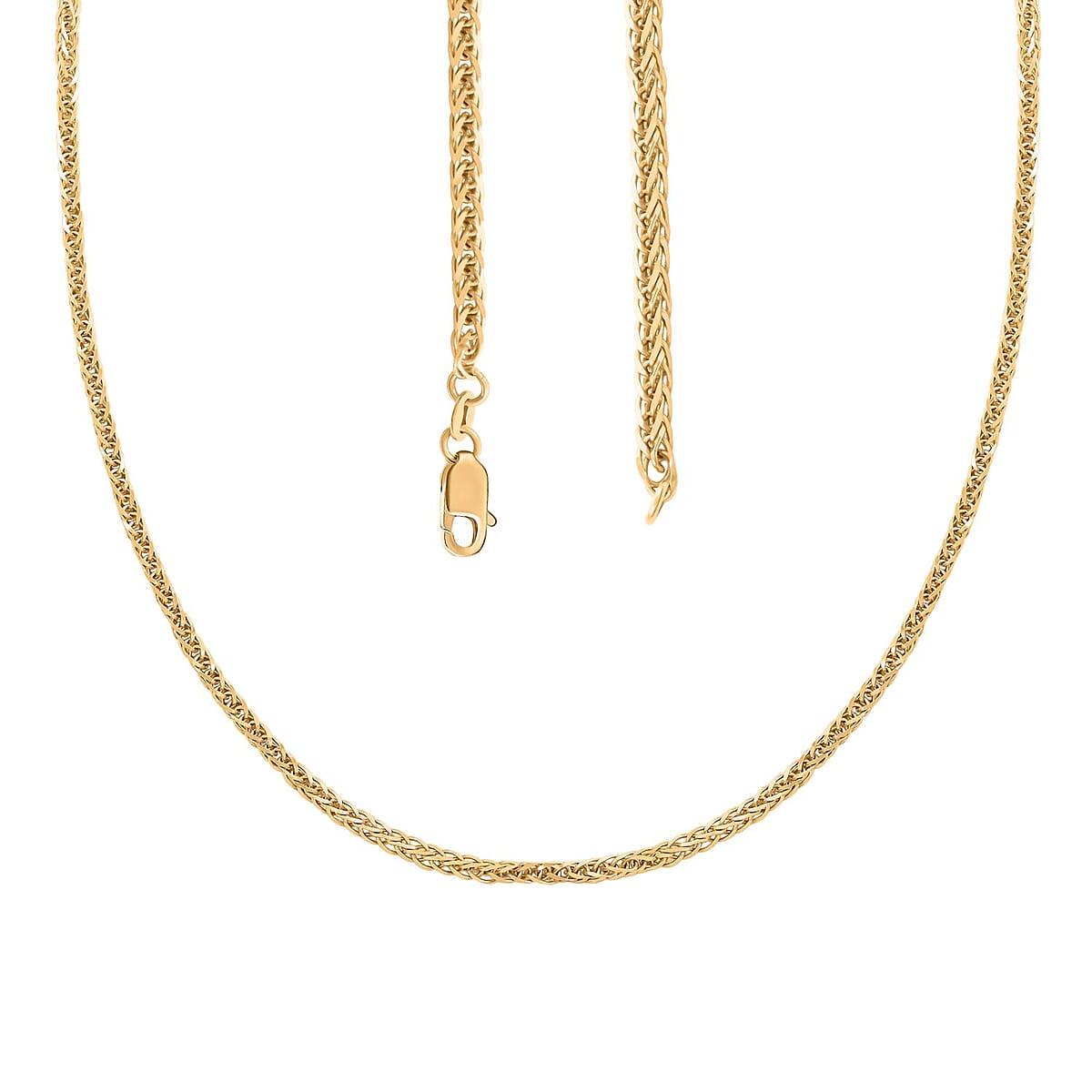 14K Yellow Gold 3mm Diamond-Cut Cable Chain Necklace 24 Inches 10 Grams image number 3