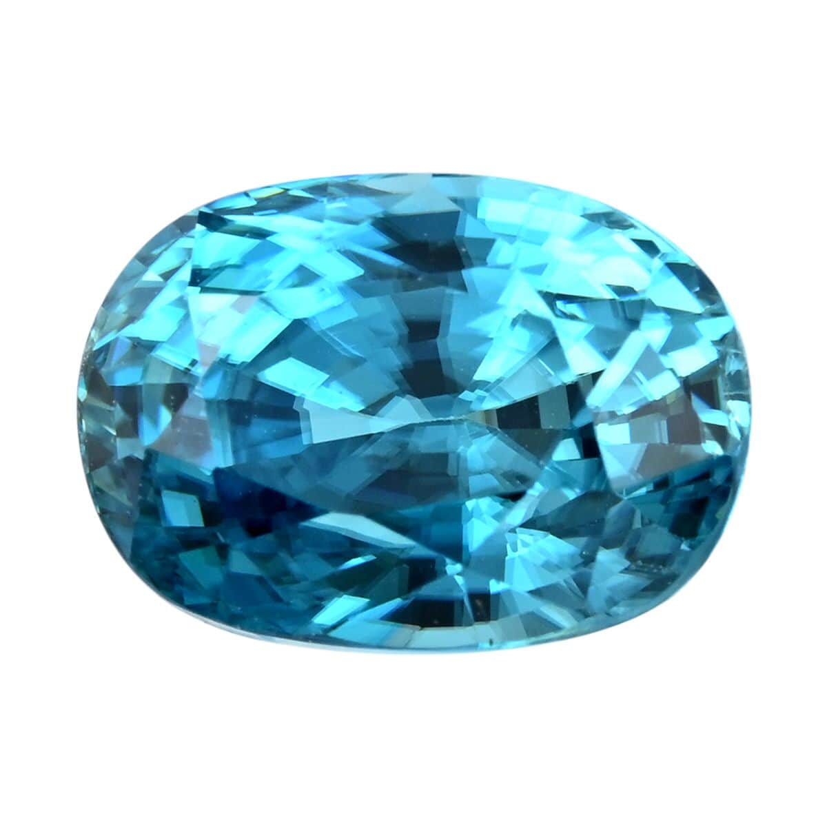 AAAA Cambodian Blue Zircon (Ovl Free Size) 4.00 ctw, Loose Gemstone, Blue Zircon for Jewelry, Oval Cut Gem for Ring and Pendant image number 0