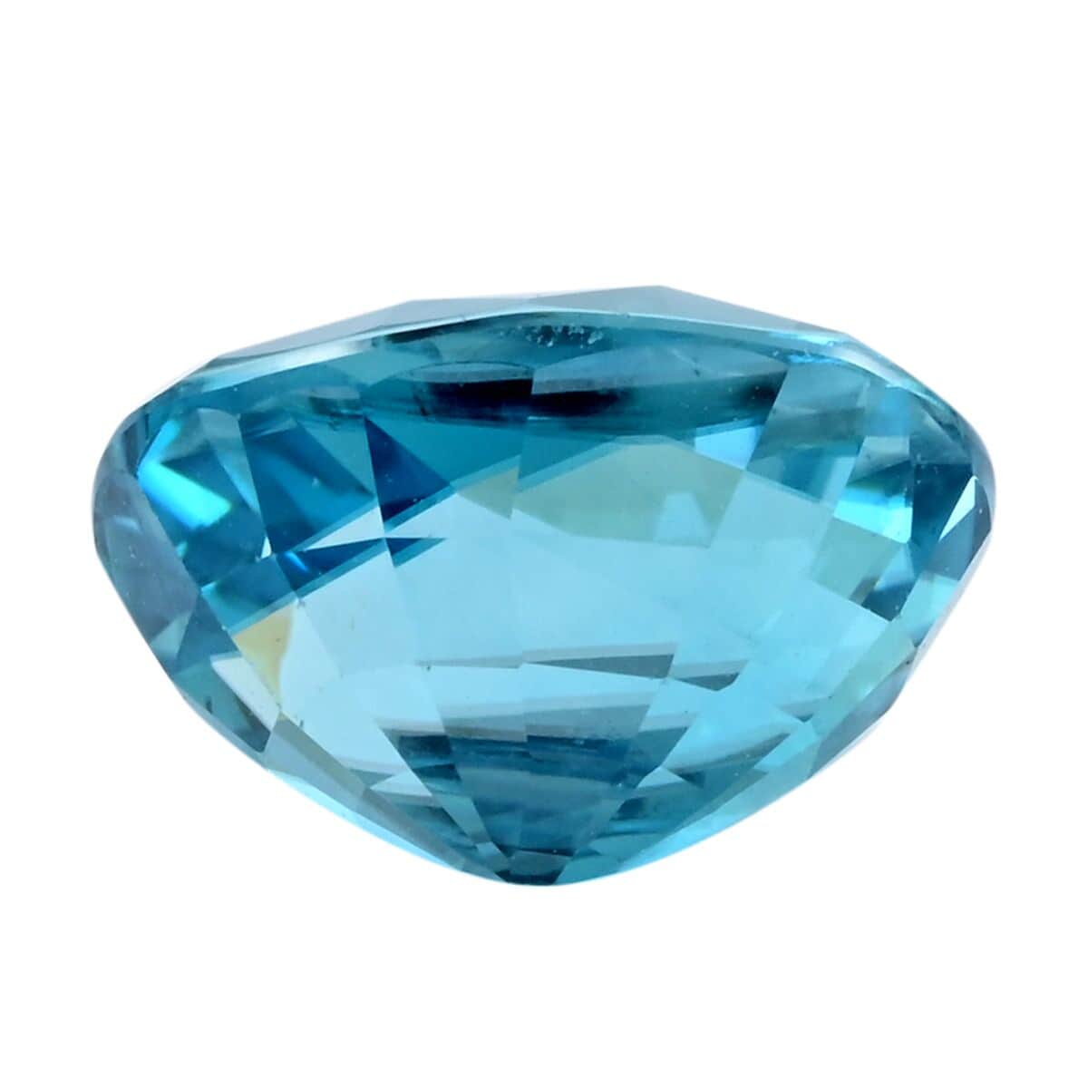 AAAA Cambodian Blue Zircon (Ovl Free Size) 4.00 ctw, Loose Gemstone, Blue Zircon for Jewelry, Oval Cut Gem for Ring and Pendant image number 2