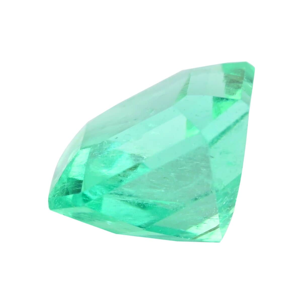 Certified & Appraised AAAA Boyaca Colombian Emerald (Oct Free Size) 3.00 ctw image number 1