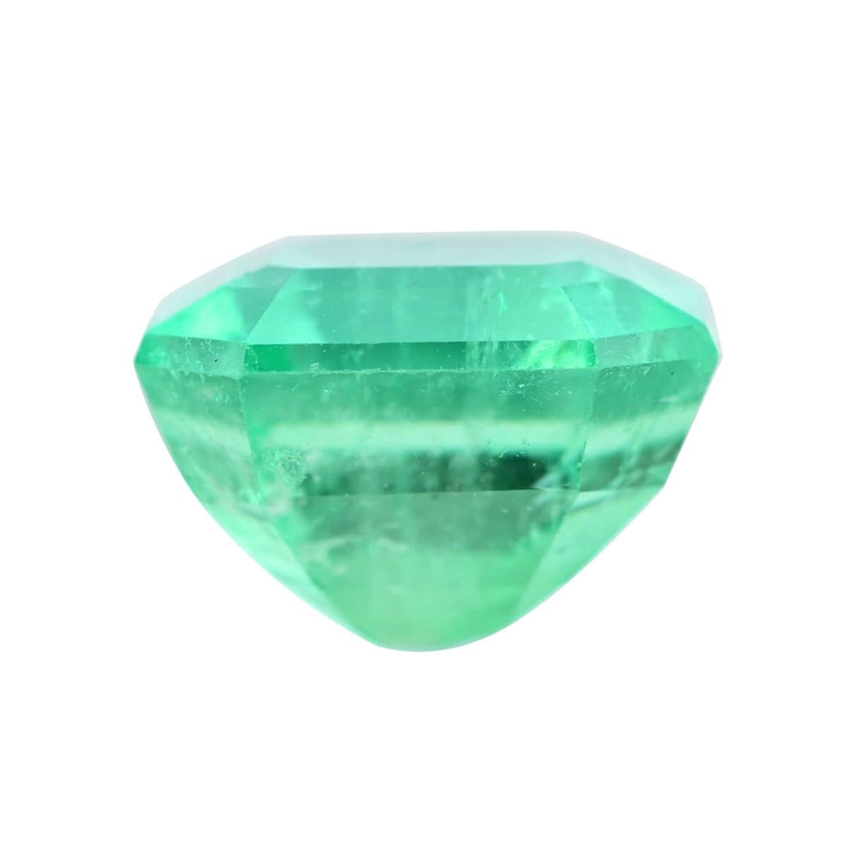 Certified & Appraised AAAA Boyaca Colombian Emerald (Oct Free Size) 3.00 ctw image number 2