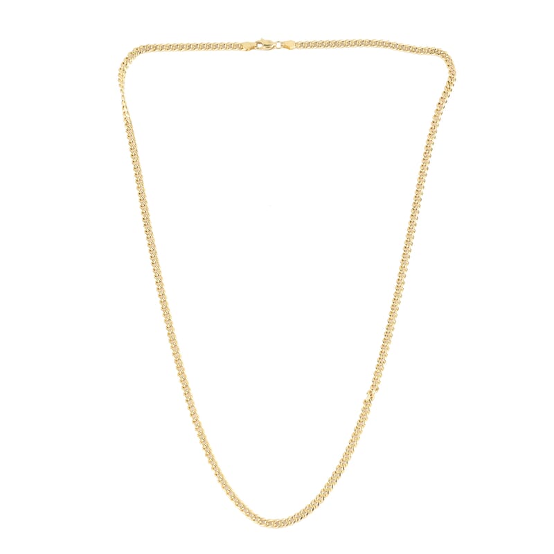 14K Yellow Gold 2mm Cuban Chain Necklace 20 Inches 1.8 Grams