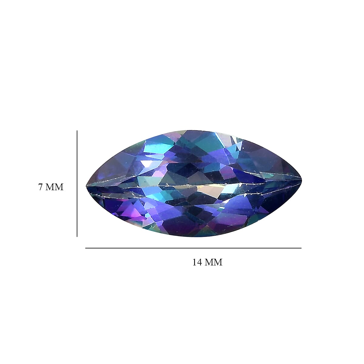 Verve Zing Mystic Topaz (Mrq 14x7 mm) 2.96 ctw image number 3