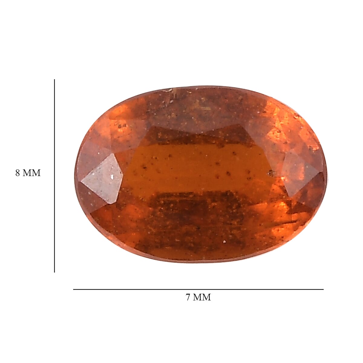 Orange Kyanite (Ovl 7x5 mm) 0.89 ctw image number 3