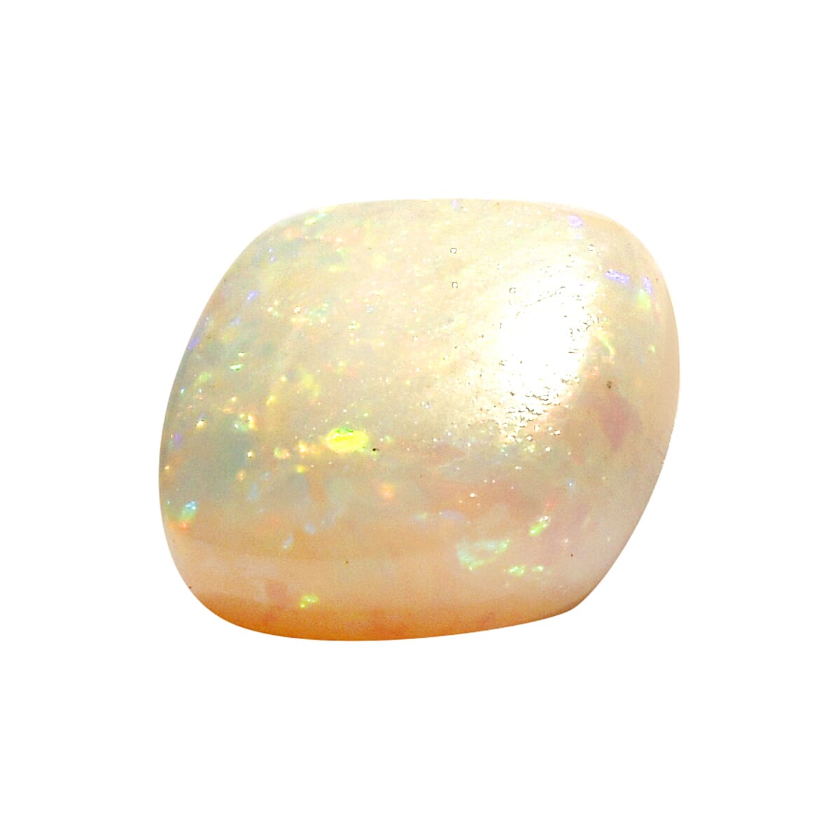 Australian Opal (Cush 5x5 mm) 0.31 ctw | Loose Gem | Loose Gemstones | Loose Stones | Jewelry Stones image number 1
