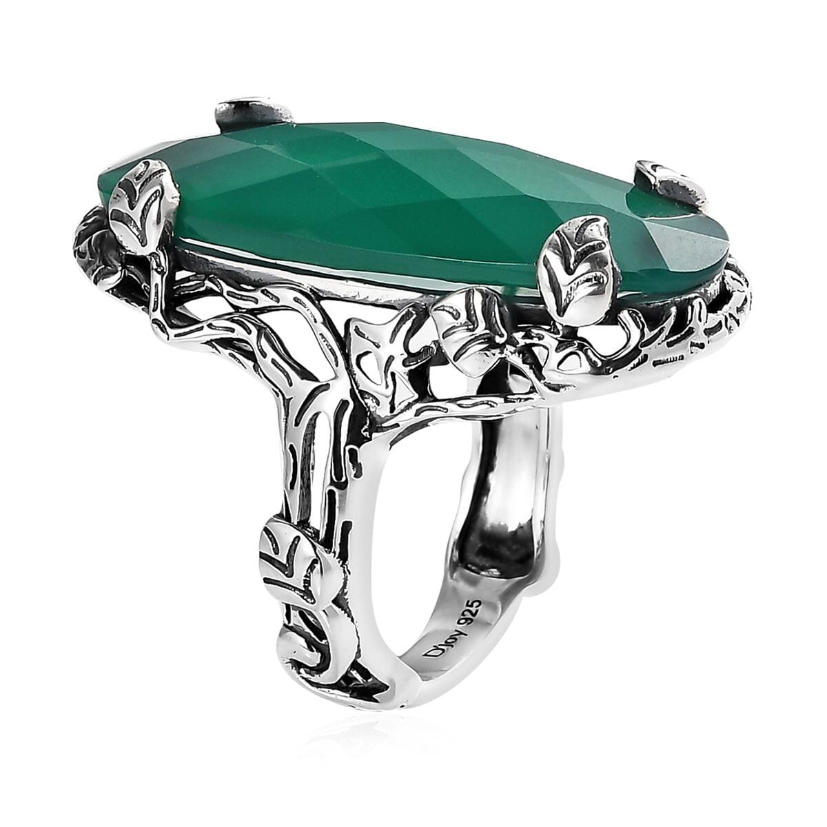 Artisan Crafted Verde Onyx Ring in Sterling Silver 14.65 ctw image number 3