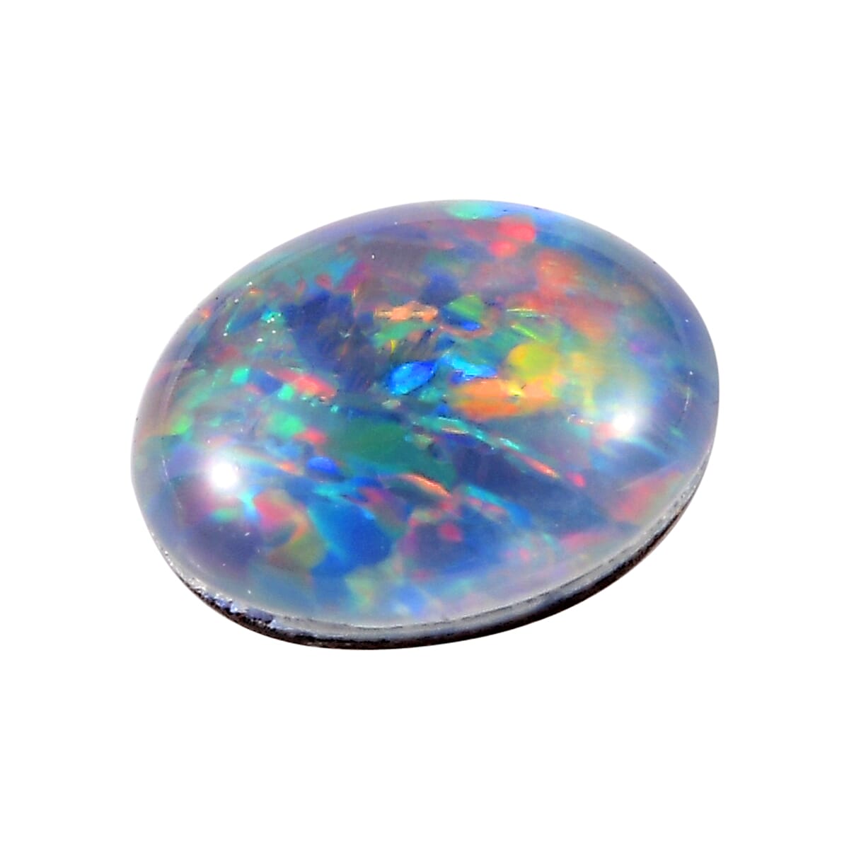 Boulder Opal Triplet (Rnd 7 mm) 0.77 ctw image number 1