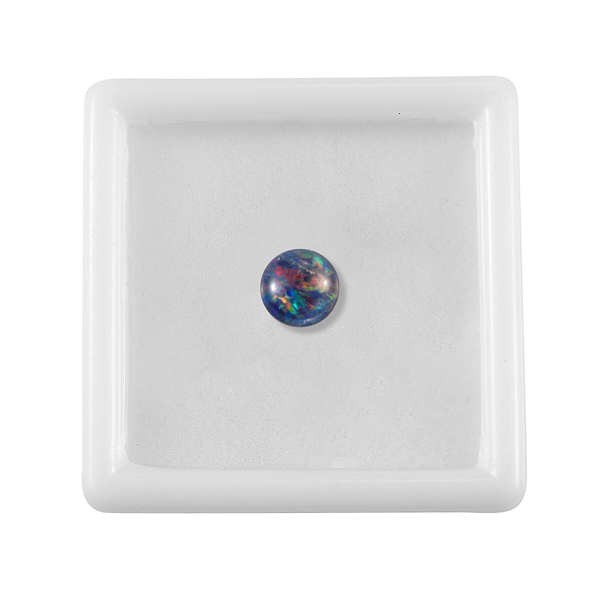 Boulder Opal Triplet (Rnd 7 mm) 0.77 ctw image number 2