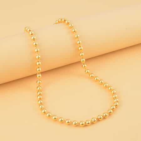 9ct Rose Gold Plated 1.5mm Ball Bead Chain Length: 24 Inch by The Chain Hut