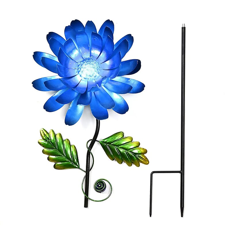 Green and Blue Flower Pattern Outdoor Garden Decoration