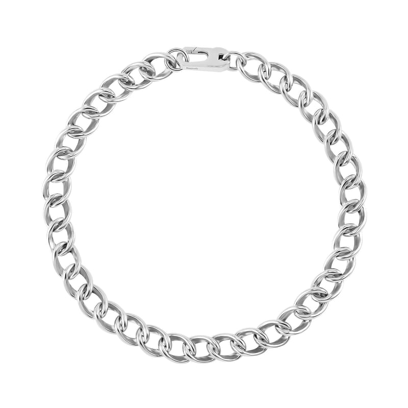 950 Platinum 6.6mm Men's Bracelet (8.00 In) 24 Grams